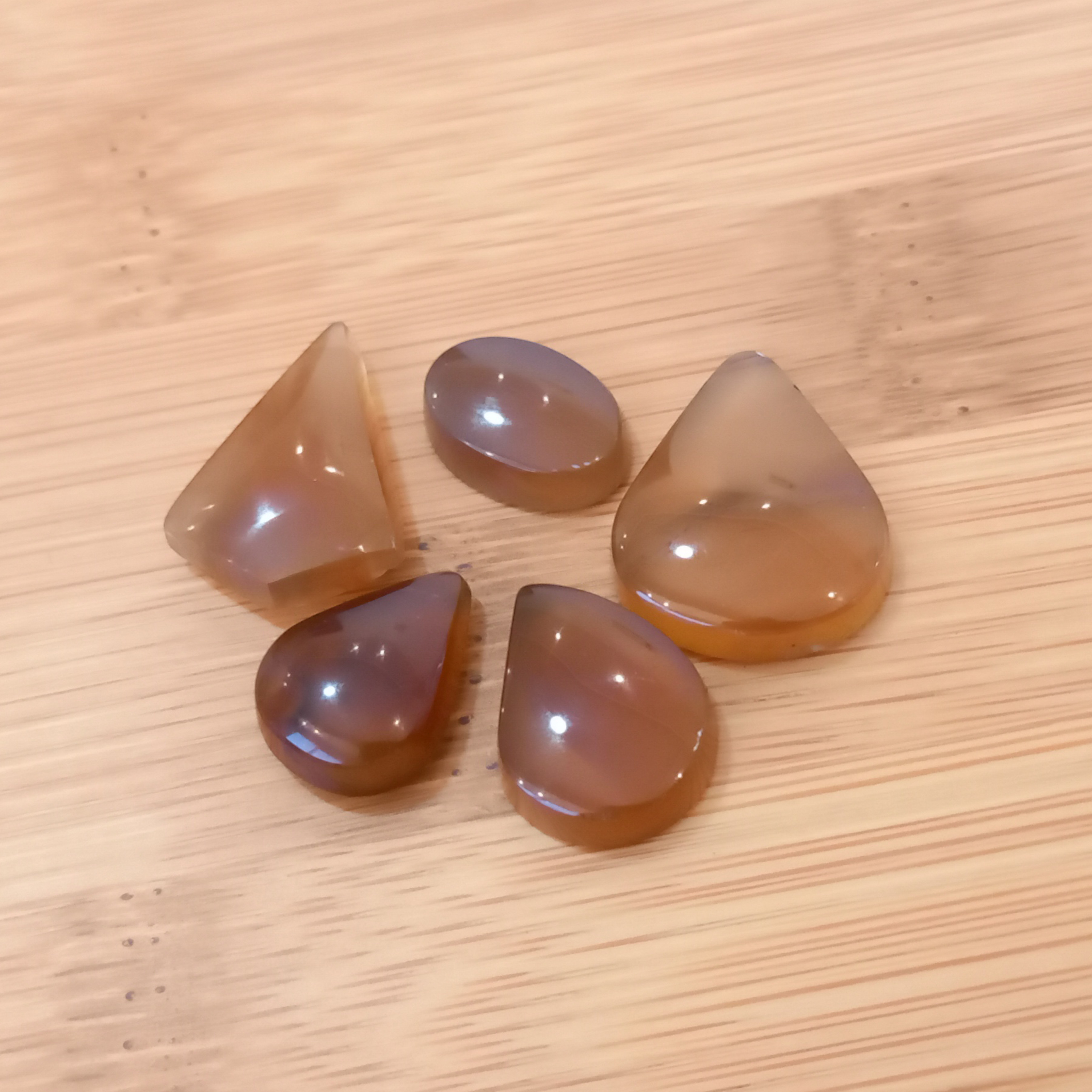 پک عقیق عسلی